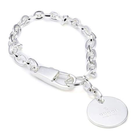 gucci charm bracelet silver|gucci trademark charm bracelet.